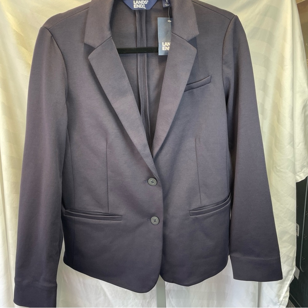 Lands' End Women's Charcoal‎ Blazer